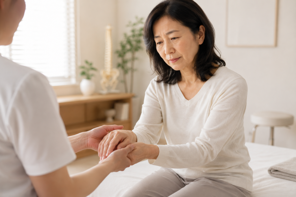 「ばね指」ってどんな状態？原因と当院でのアプローチ
